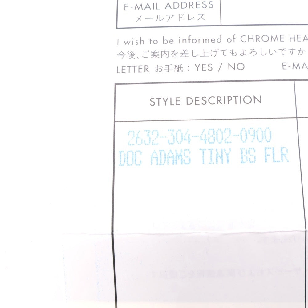 CHROME HEARTS(クロムハーツ) DOC ADAMS BSフレアモチーフレザー2WAYショルダーバッグ ハンドバッグ ブラック