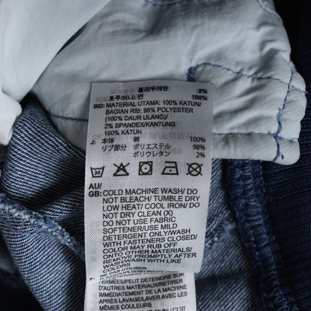 adidas Originals(アディダスオリジナルス) DENIM FIREBIRD TRACKTOP JC6233 ミディアムブルーデニム ファイヤー バード ジップアップトラックジャケット インディゴ