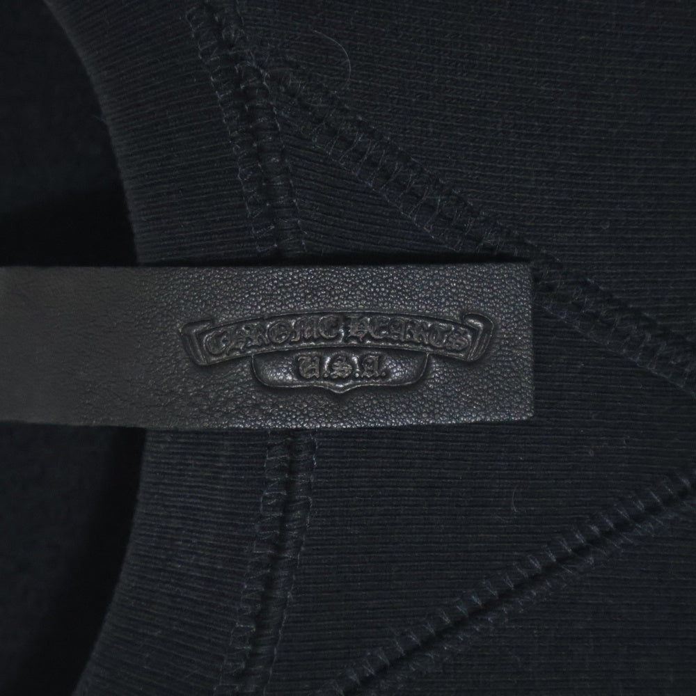 CHROME HEARTS(クロムハーツ) Y NOT SLO RIDE SWEATSHIRT ワイノット スロースライド ロゴ刺繍スウェットトレーナー ブラック