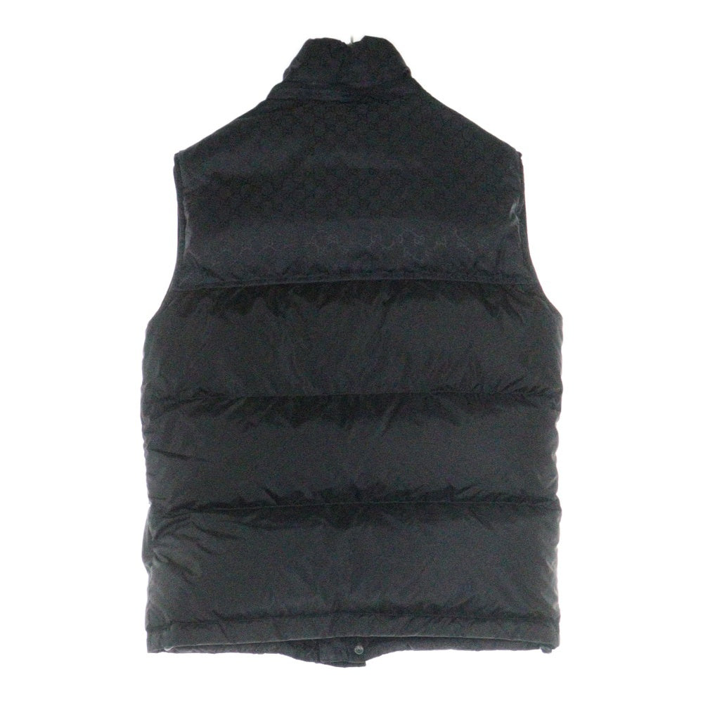 GUCCI(グッチ) GG JAGUARED DOWN VEST GGジャガードダウンベスト ブラック 546333
