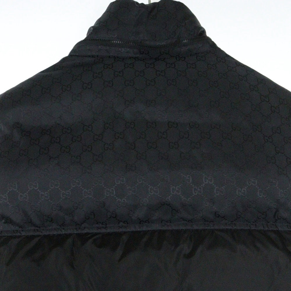 GUCCI(グッチ) GG JAGUARED DOWN VEST GGジャガードダウンベスト ブラック 546333
