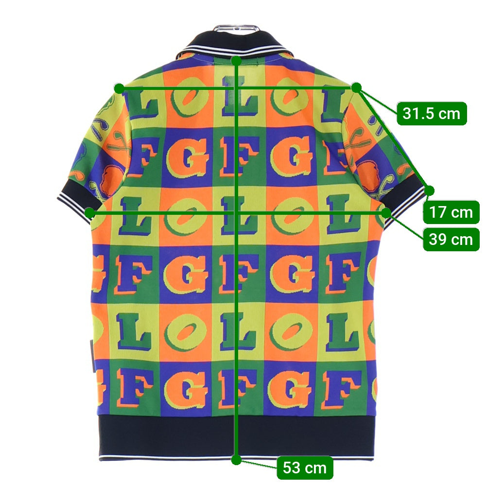 MARK&LONA(マークアンドロナ) POLO SHIRTS スカルデザイン半袖ポロシャツ マルチカラー MLW-0A-AP08