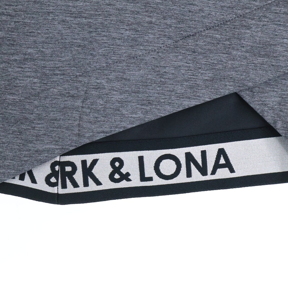 MARK&LONA(マークアンドロナ) ナイロン切り替えタイトスカート グレー MLW-0A-AE01