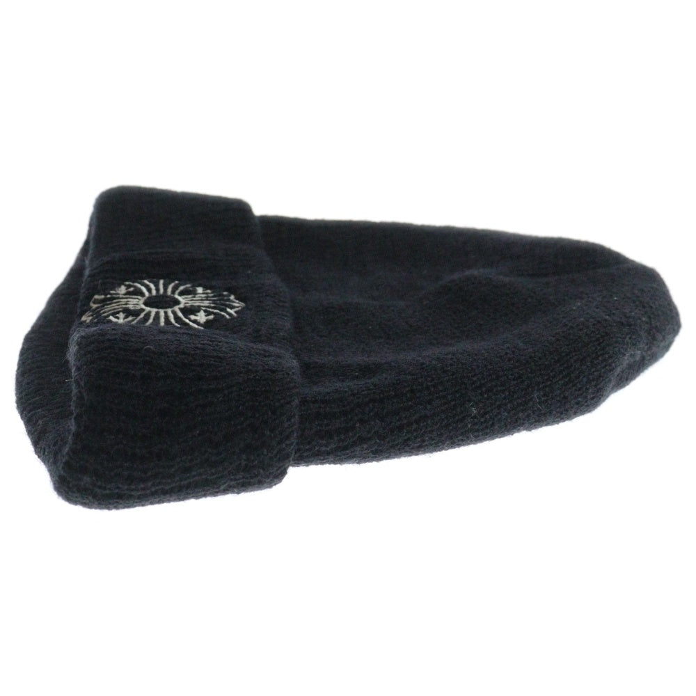 CHROME HEARTS(クロムハーツ) WOOL WATCH CAP ウールワッチキャップ CHプラス刺繍ビーニー帽子 ブラック