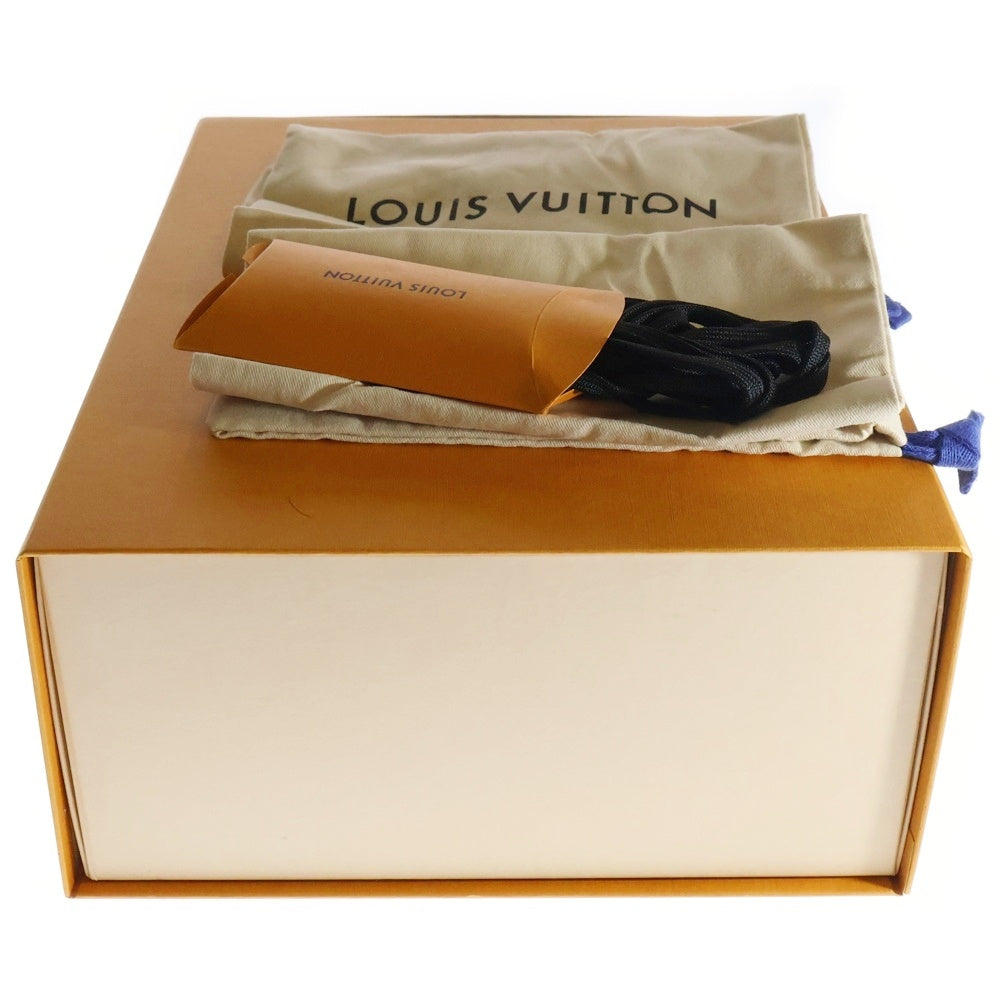 LOUIS VUITTON(ルイヴィトン) ランアウェイライン モノグラム リフレクティブ レザーローカットスニーカー GO 0230 ブラック
