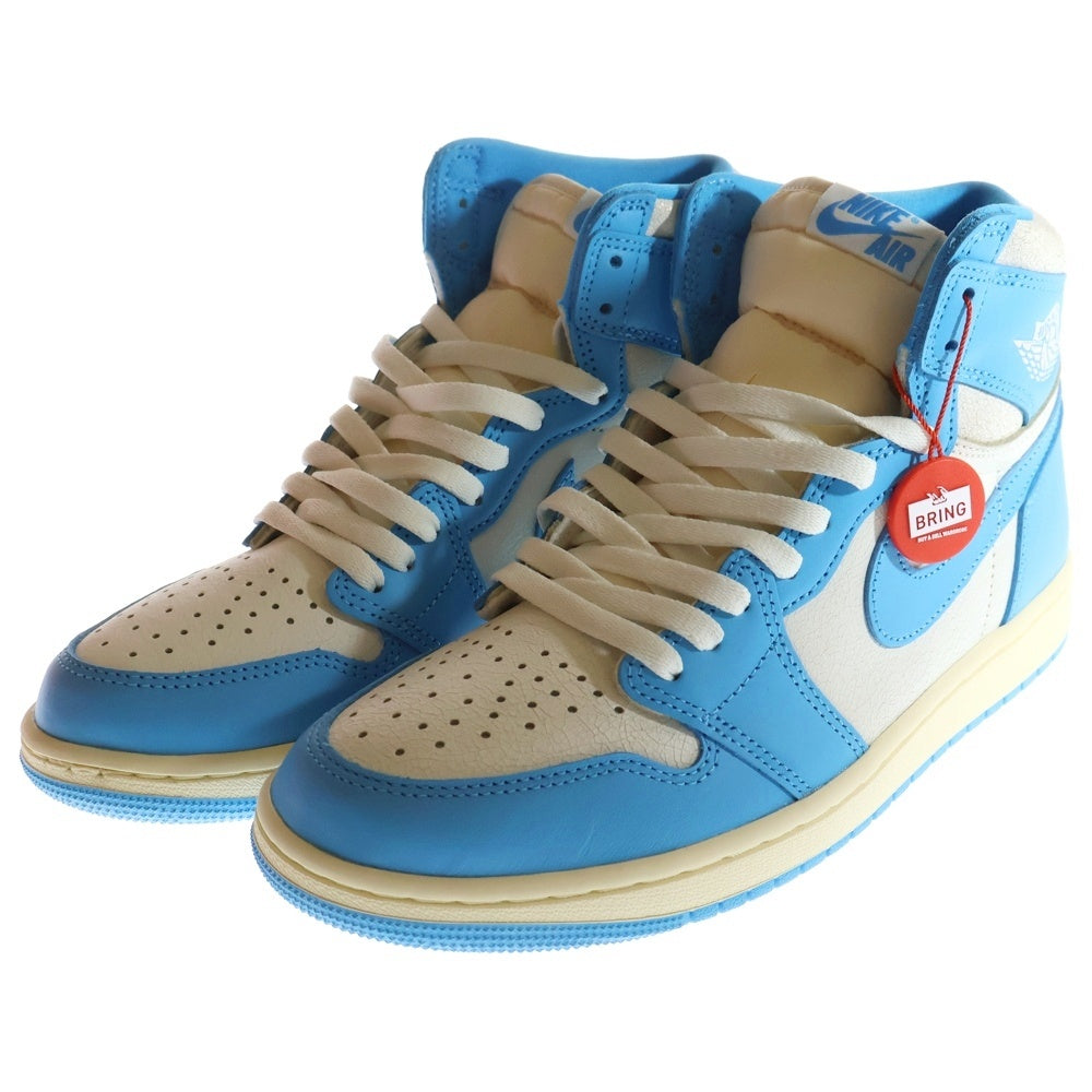 NIKE(ナイキ) AIR JORDAN 1 RETRO HIGH OG UNC REIMAGINED DZ5485-402 エアジョーダン1 レトロ リイマジンド ハイカットスニーカー ホワイト/ブルー US9/27cm