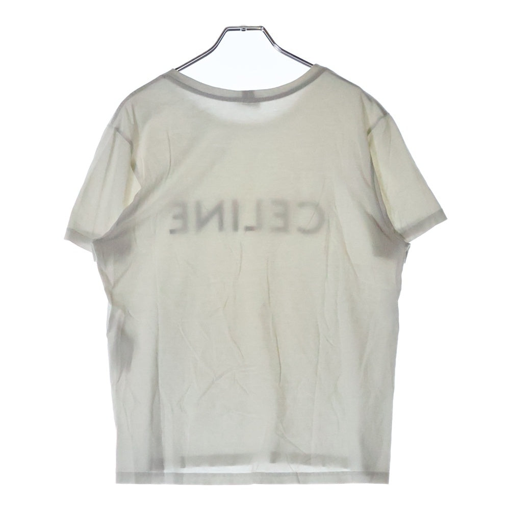 CELINE(セリーヌ) Logo T-Shirt ロゴプリント 半袖Tシャツ 半袖カットソー ホワイト