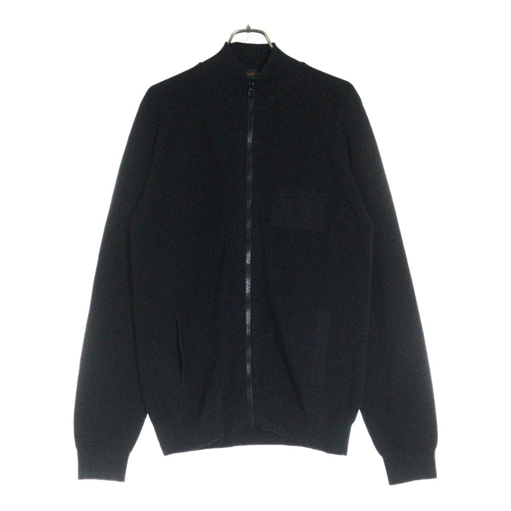 LOUIS VUITTON(ルイヴィトン) 21SS ZIP UP KNIT JACKET ジップアップウールニットジャケット ブラック