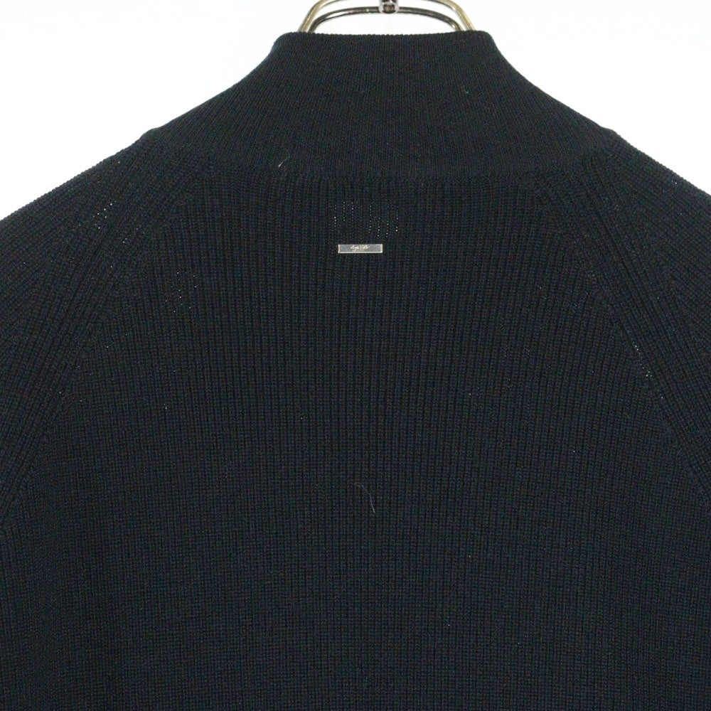 LOUIS VUITTON(ルイヴィトン) 21SS ZIP UP KNIT JACKET ジップアップウールニットジャケット ブラック
