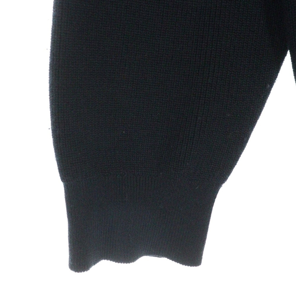 LOUIS VUITTON(ルイヴィトン) 21SS ZIP UP KNIT JACKET ジップアップウールニットジャケット ブラック