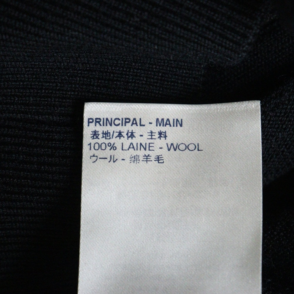 LOUIS VUITTON(ルイヴィトン) 21SS ZIP UP KNIT JACKET ジップアップウールニットジャケット ブラック