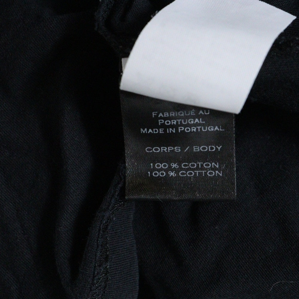 BALMAIN(バルマン) LOGO PRINT T-SHIRTS フロントロゴプリント半袖カットソー 半袖Tシャツ ブラック