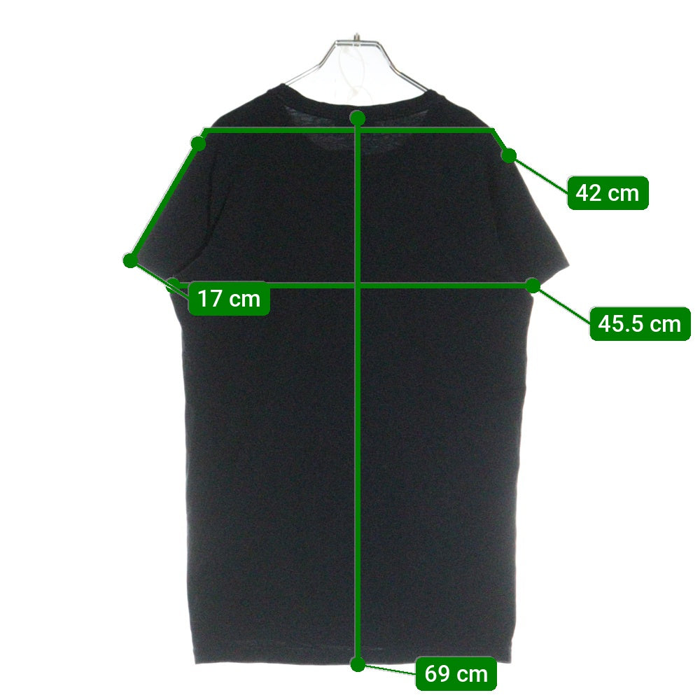 BALMAIN(バルマン) LOGO PRINT T-SHIRTS フロントロゴプリント半袖カットソー 半袖Tシャツ ブラック