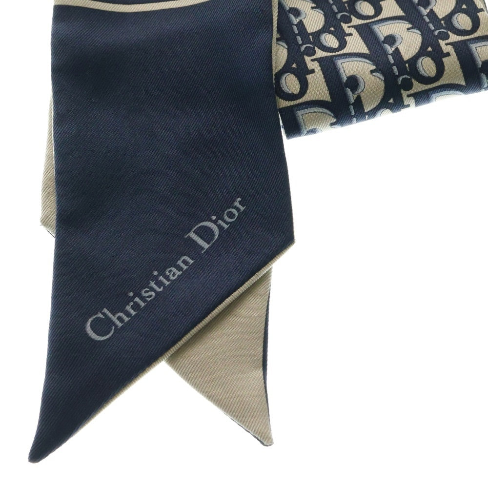 Christian Dior(クリスチャンディオール) J'ADIOR ジャディオール オブリーク ミッツァ/スカーフ ネイビー/ベージュ