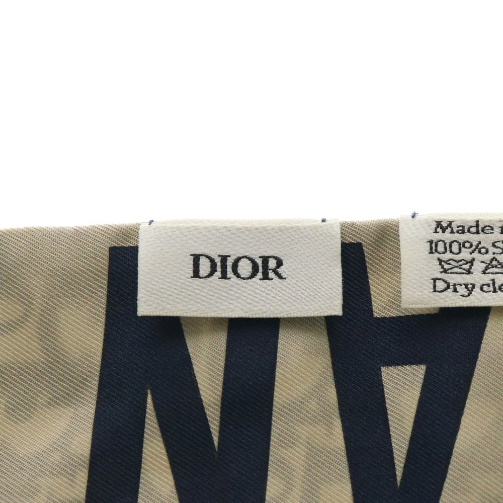 Christian Dior(クリスチャンディオール) J'ADIOR ジャディオール オブリーク ミッツァ/スカーフ ネイビー/ベージュ