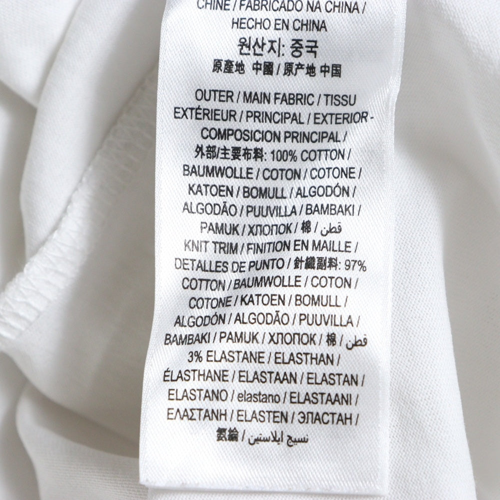 BURBERRY(バーバリー) MONOGRAM MOTIF COTTON TB LOGO 8014021 TBロゴ クルーネック半袖Tシャツカットソー ホワイト