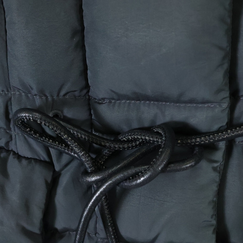 MONCLER(モンクレール) GRACIEUX ネックファーデザイン ジップアップダウンジャケット レディース ブラック 320934630110