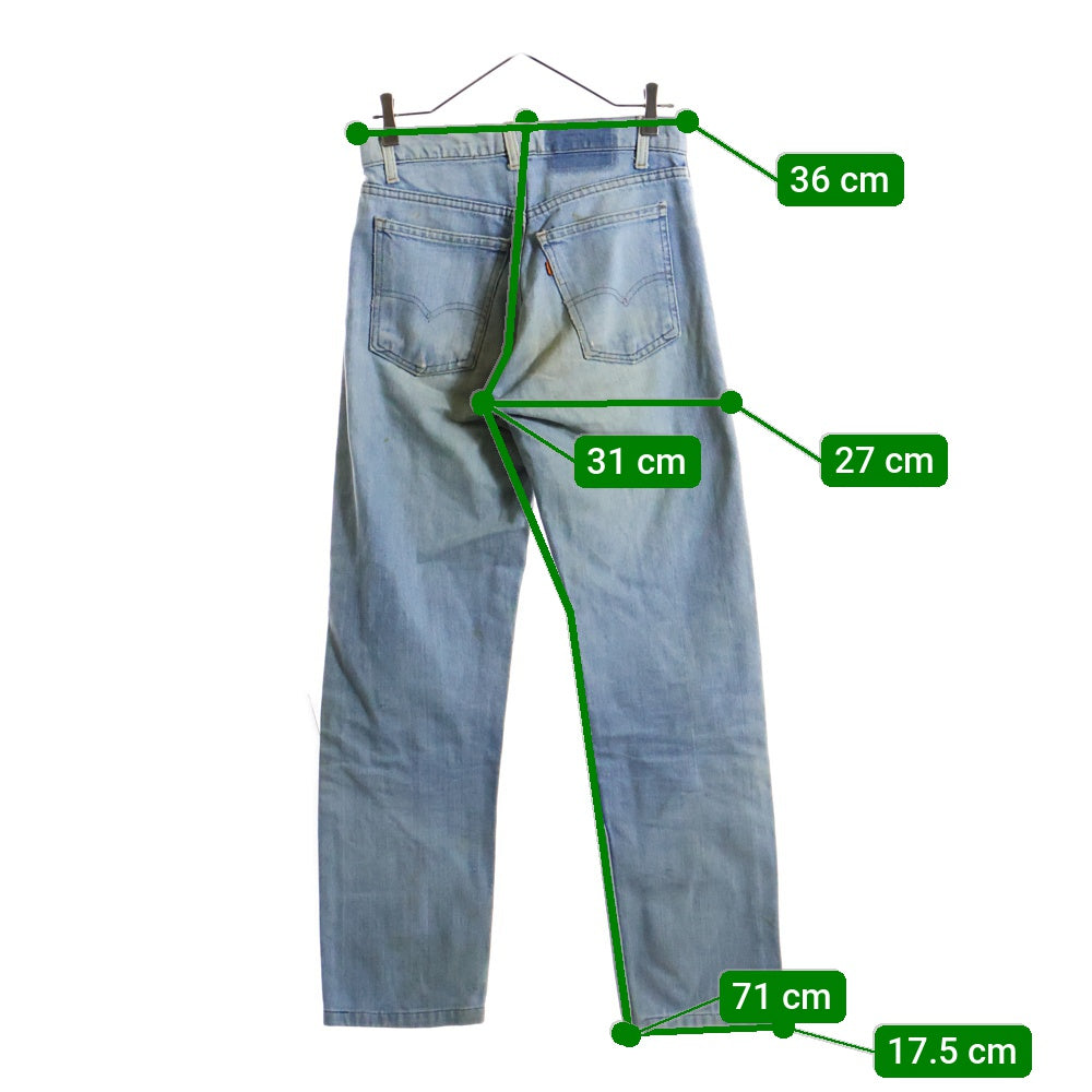 Levi's(リーバイス) VINTAGE Denim Pant ボタン裏6 オレンジタブ スモールe デニムパンツ ジーンズ ブルー