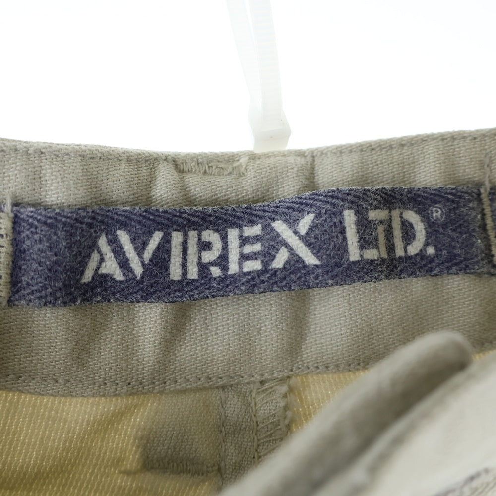 AVIREX(アヴィレックス) Military Cargo Pants 615613 ミリタリー カーゴパンツ ホワイト