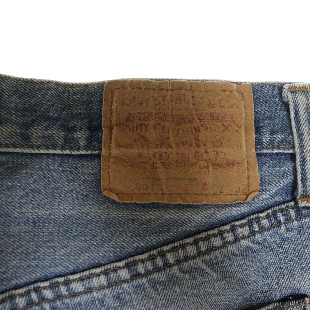 Levi's(リーバイス) VINTAGE 80s 501 Denim Pant ボタン裏524 スモールe 両面タブ デニムパンツ ブルー