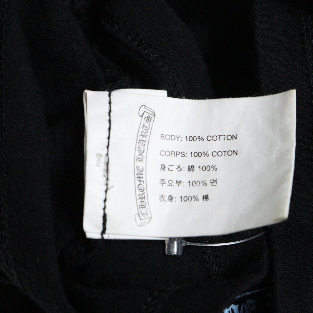 CHROME HEARTS(クロムハーツ) ロゴプリント半袖カットソー 半袖Tシャツ ブラック/ブルー