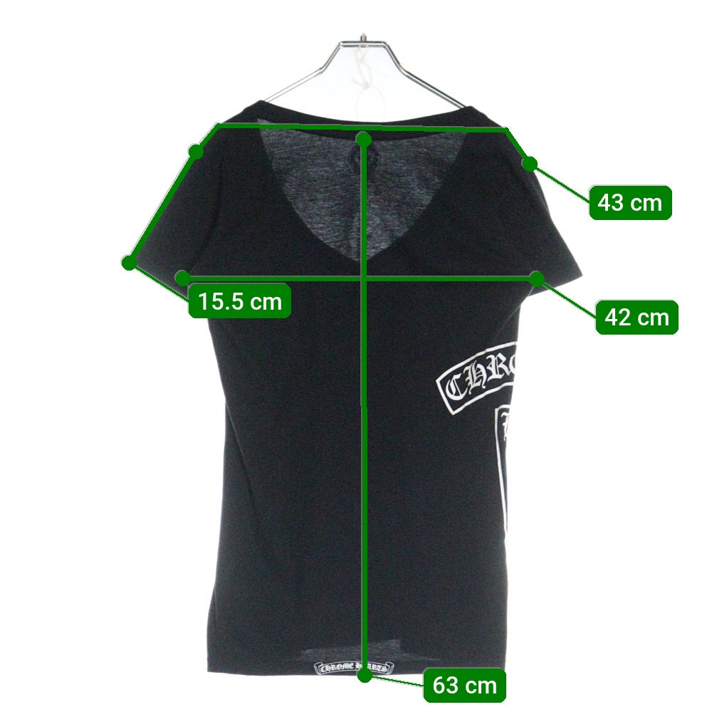 CHROME HEARTS(クロムハーツ) BSフレアプリント半袖カットソー 半袖Tシャツ ブラック