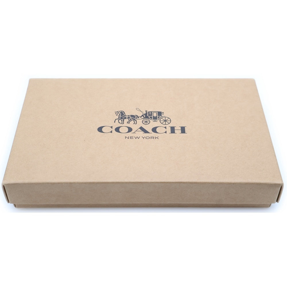 COACH(コーチ) ACCORDION WALLET IN SIGNATURE シグネチャー ラウンドファスナー ロングウォレット 長財布 ブラック F75000