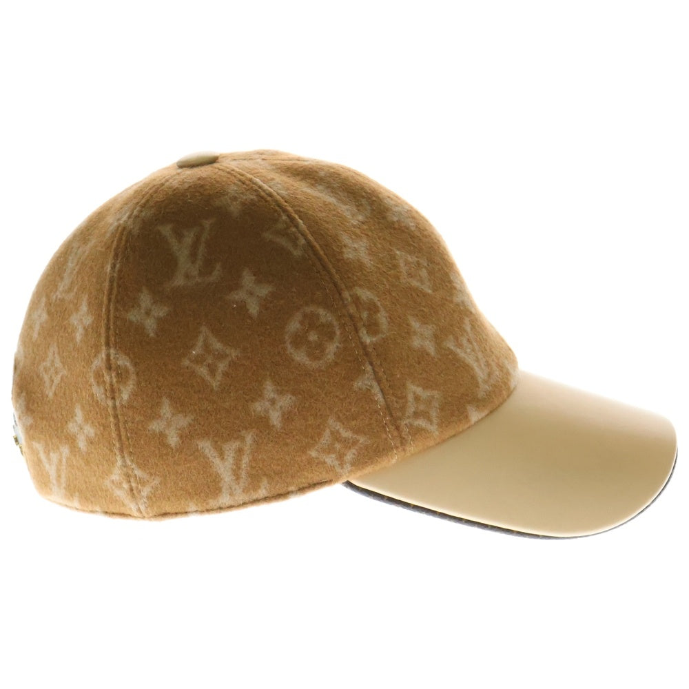 LOUIS VUITTON(ルイヴィトン) モノグラムウールベースボールキャップ 帽子 ブラウン