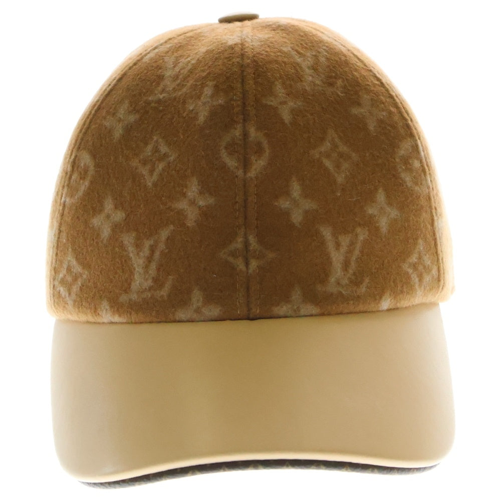 LOUIS VUITTON(ルイヴィトン) モノグラムウールベースボールキャップ 帽子 ブラウン