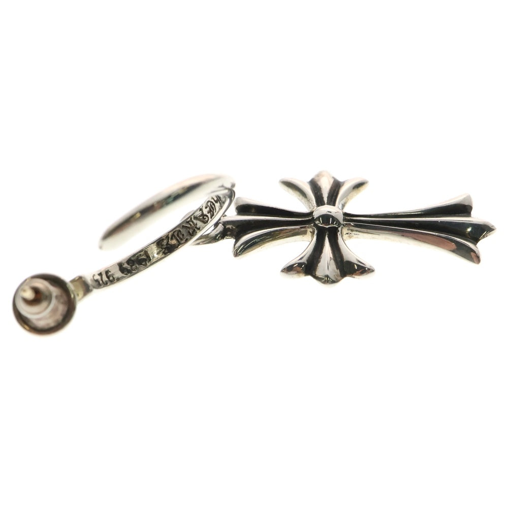 CHROME HEARTS(クロムハーツ) TINY CH CROSS タイニーCHクロス フープピアス シルバー BCA115