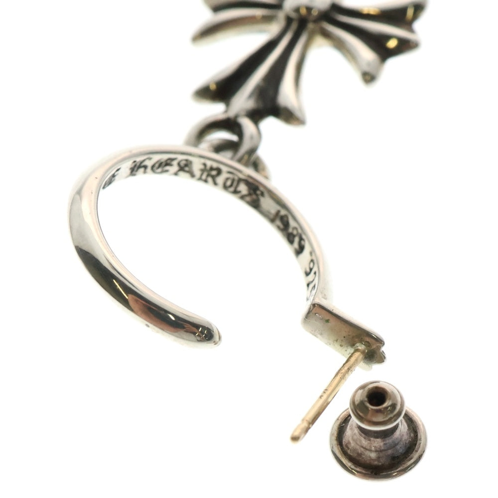 CHROME HEARTS(クロムハーツ) TINY CH CROSS タイニーCHクロス フープピアス シルバー BCA115