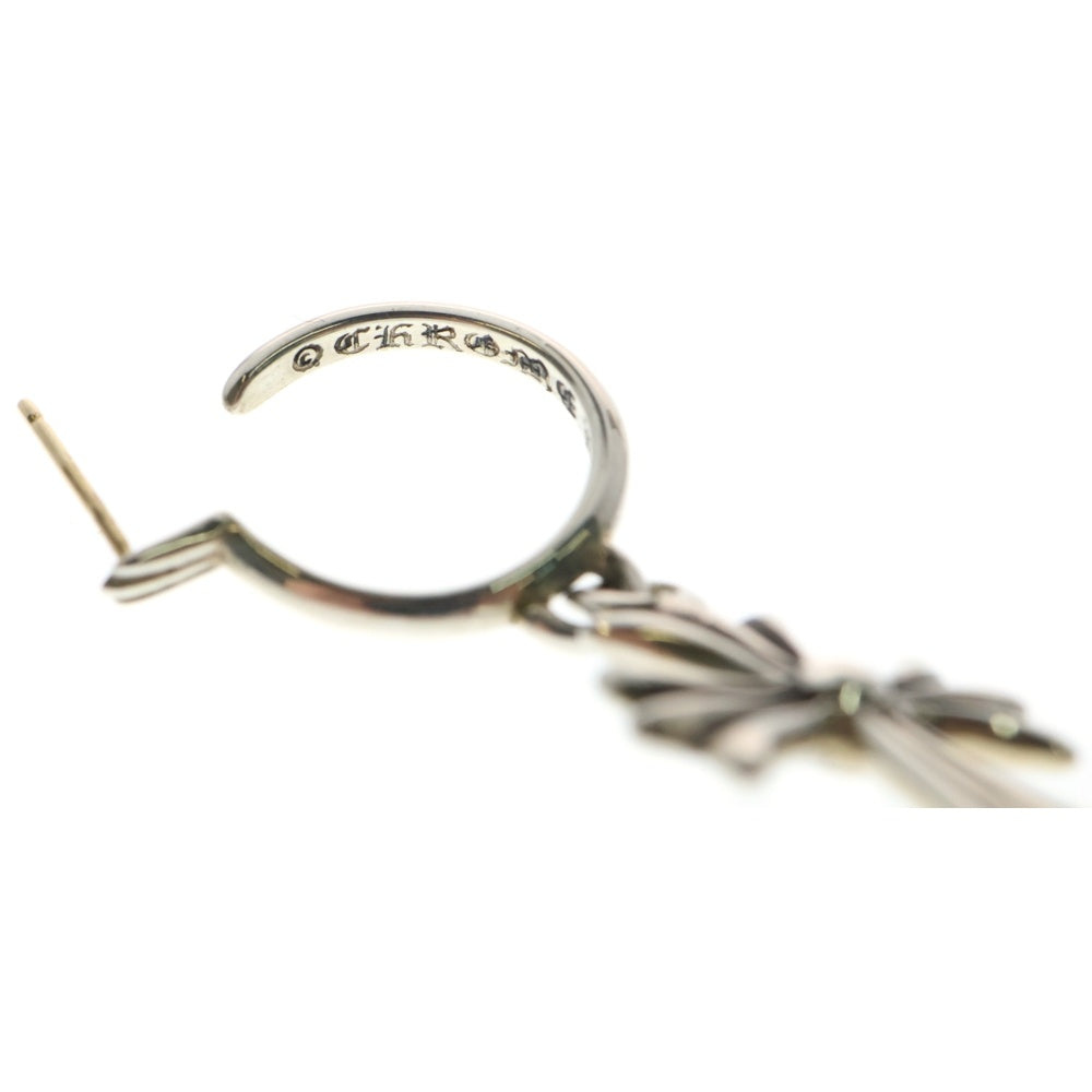 CHROME HEARTS(クロムハーツ) TINY CH CROSS タイニーCHクロス フープピアス シルバー BCA115