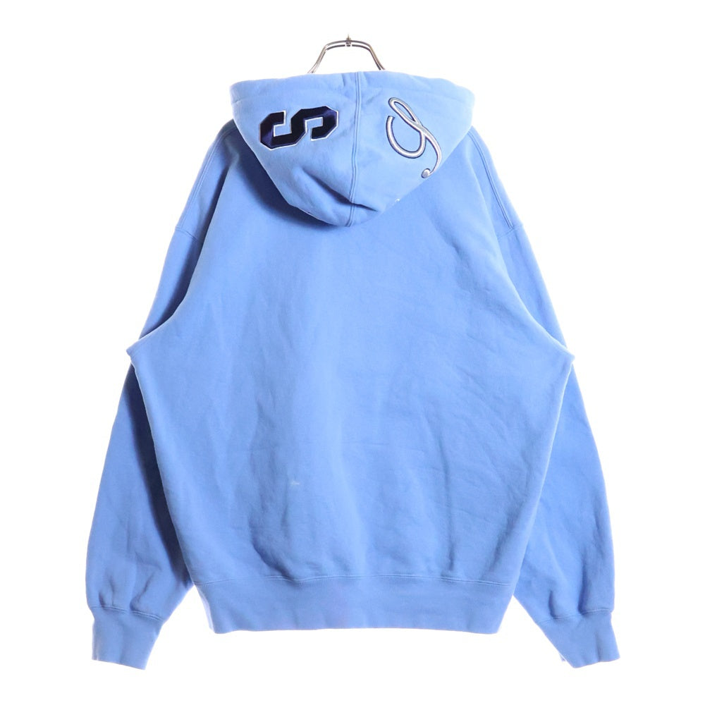 SUPREME(シュプリーム) 25SS Multi S Logo Hooded Sweatshirt フードロゴ刺繍 プルオーバーパーカー ブルー