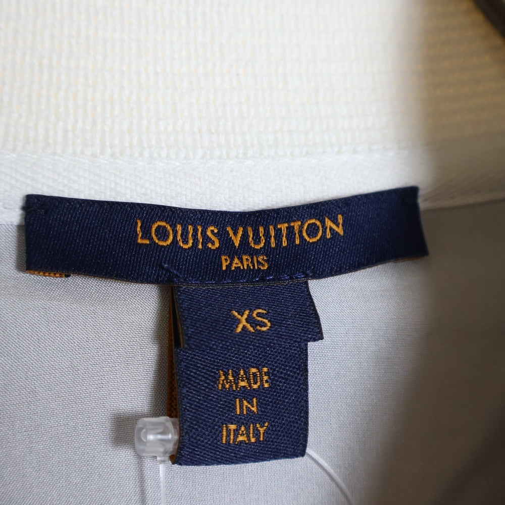 LOUIS VUITTON(ルイヴィトン) 22AW ボーダー チュニック ワンピース ジップポケット レディース ネイビー/イエロー RW222B FED FNJD72