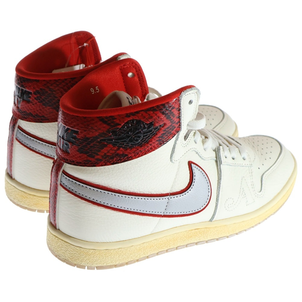NIKE(ナイキ) ×AWAKE NY JORDAN AIR SHIP PE SP FN8675-100 アウェイク ニューヨーク ジョーダン エアシップ ハイカットスニーカー シューズ ホワイト/レッド US9.5/27.5cm