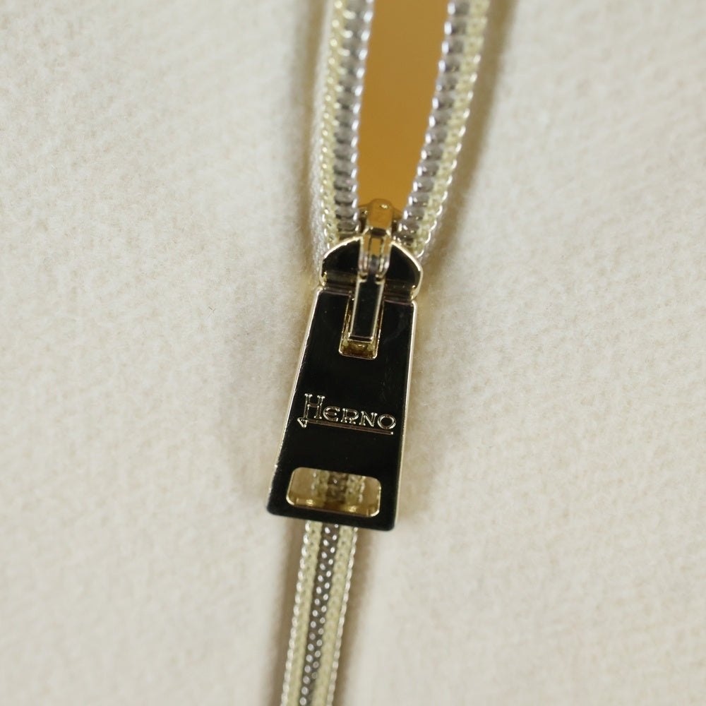 HERNO(ヘルノ) 22AW ウールコンビナイロンフーデッドコート レディース ホワイト PI001564D-39601-1100