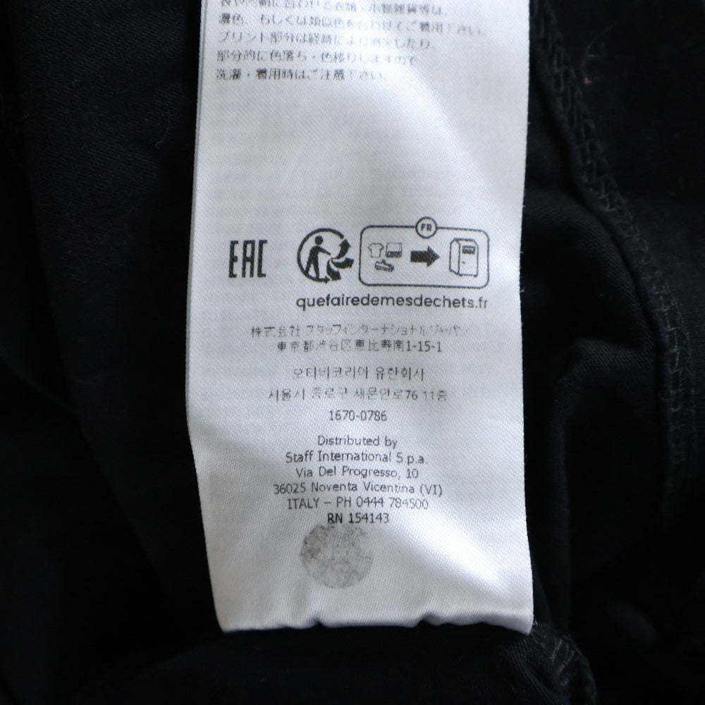 DSQUARED2(ディースクエアード) 24AW Loose Fit Tee S74GD1346 D20020 ルーズフィット サイドロゴ クルーネック半袖Tシャツカットソー ブラック