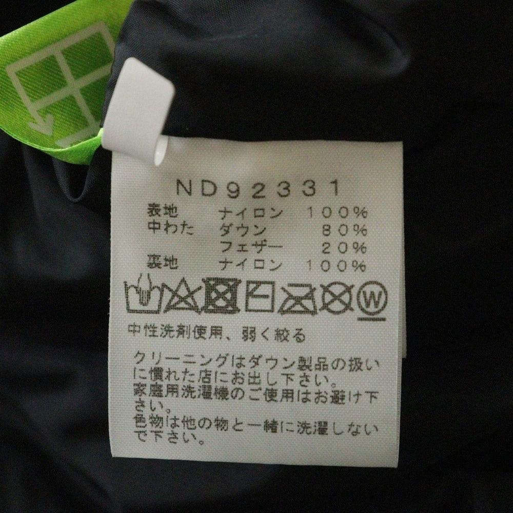 THE NORTH FACE(ザノースフェイス) 24AW Nuptse Hoodie ND92331 ヌプシ フーデット ジップアップ ダウンジャケット グレー/ブラック