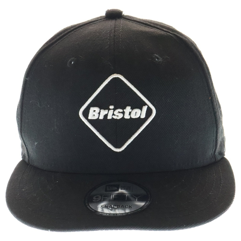 F.C.R.B./F.C.Real Bristol/FCRB(エフシーアールビー/エフシーレアルブリストル) 24SS ×New Era 9FIFTY LOW PROFILE CAP FCRB-240098 ×ニューエラ ロゴ ベースボールキャップ 帽子 ブラック