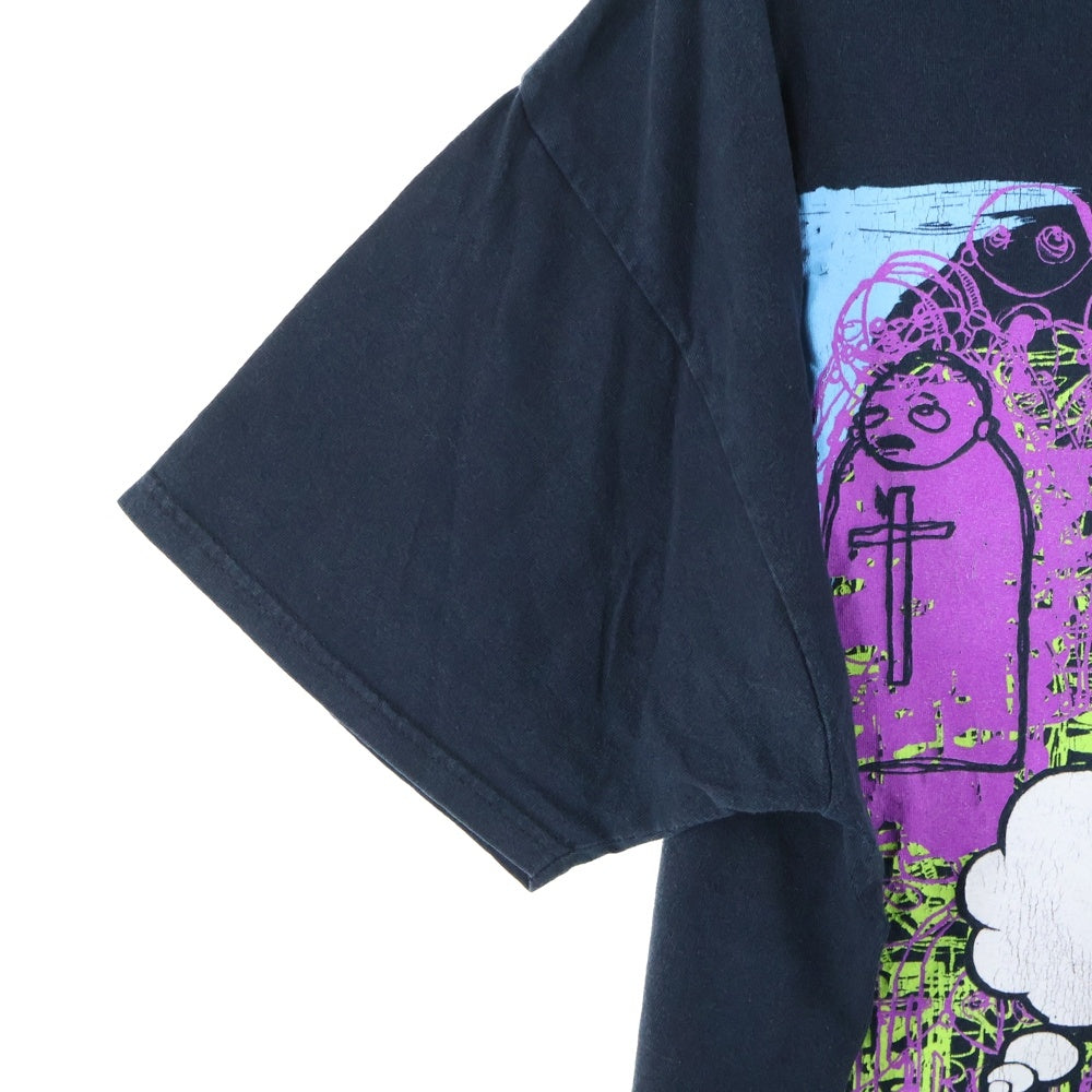 VINTAGE(ヴィンテージ) 00s FROM FIRST LAST F.F.T.L CONCERT T-SHIRT FRUIT OF THE LOOMタグ フロムファースト トゥラスト クルーネック半袖カットソー ブラック