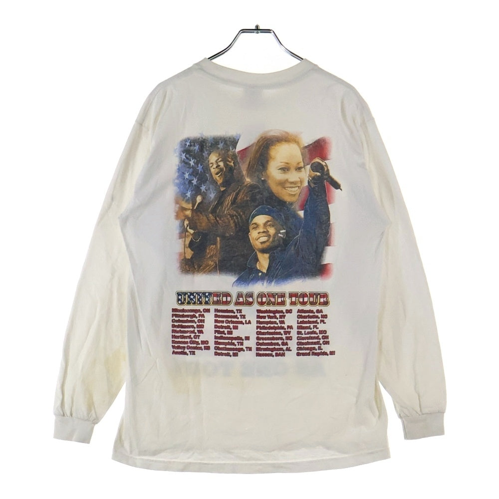 VINTAGE(ヴィンテージ) 90s KIRK FRANKLIN UNITED AS ONE TOUR T-SHIRT DELTAタグ カーク フランクリン クルーネック半袖カットソー ホワイト