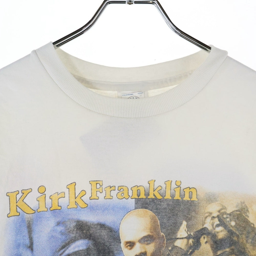 VINTAGE(ヴィンテージ) 90s KIRK FRANKLIN UNITED AS ONE TOUR T-SHIRT DELTAタグ カーク フランクリン クルーネック半袖カットソー ホワイト