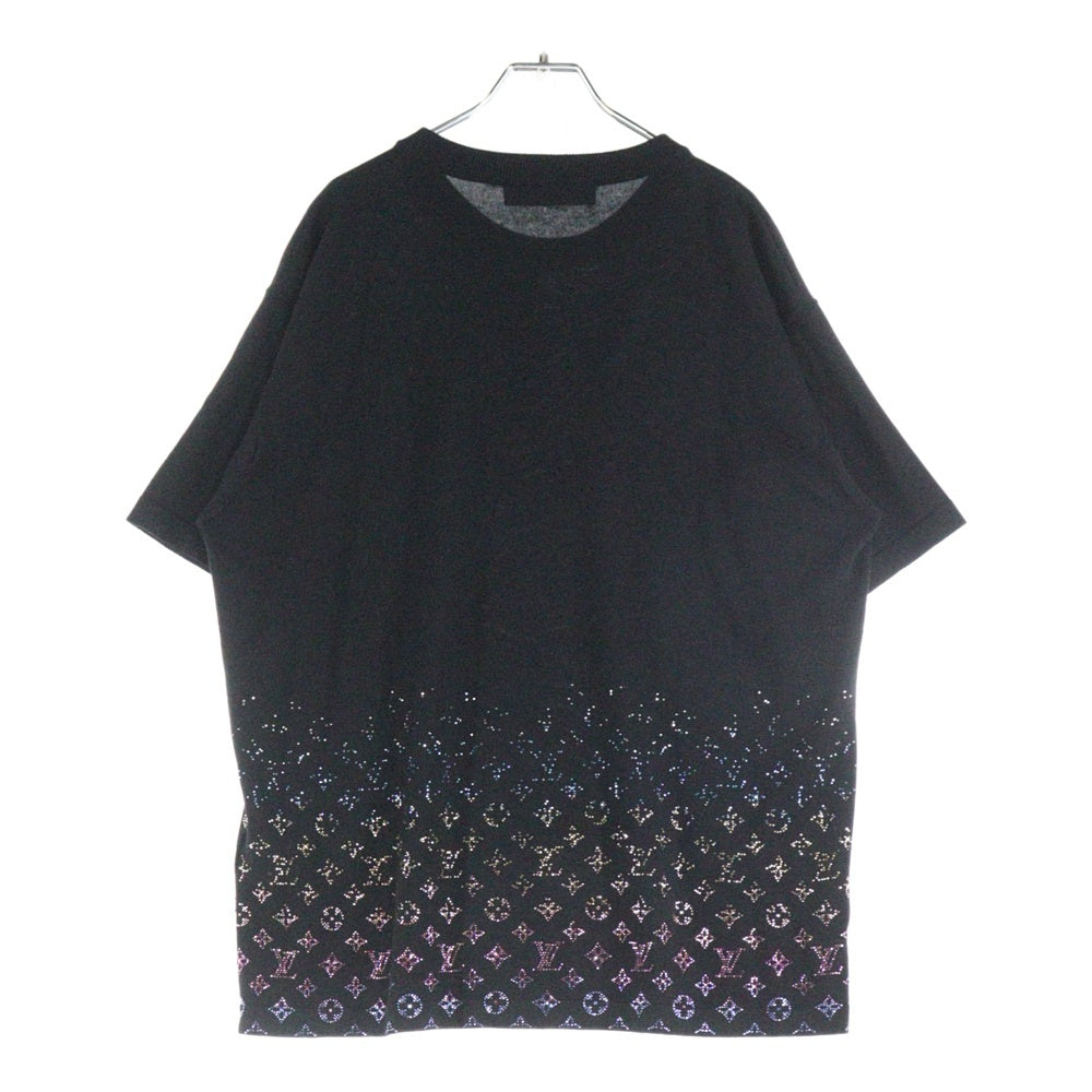 LOUIS VUITTON(ルイヴィトン) 25AW Monogram Gradient Embellished Short-Sleeved Crewneck モノグラム グラデーション ラインストーン クルーネック半袖ニット セーター RM252MV AUR HTN03W