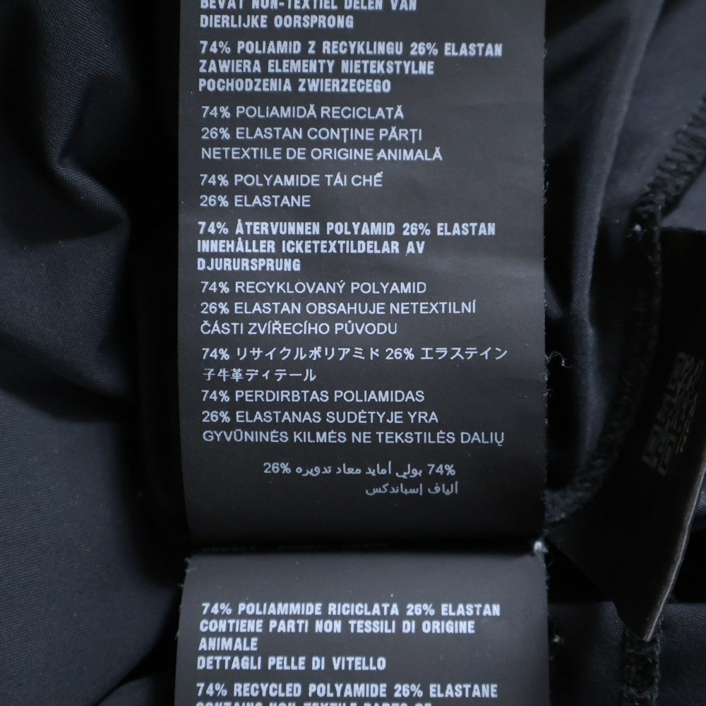 PRADA(プラダ) トライアングルロゴ ハイネック長袖カットソー ロングスリーブ ブラック UJL188 S222 10Q0
