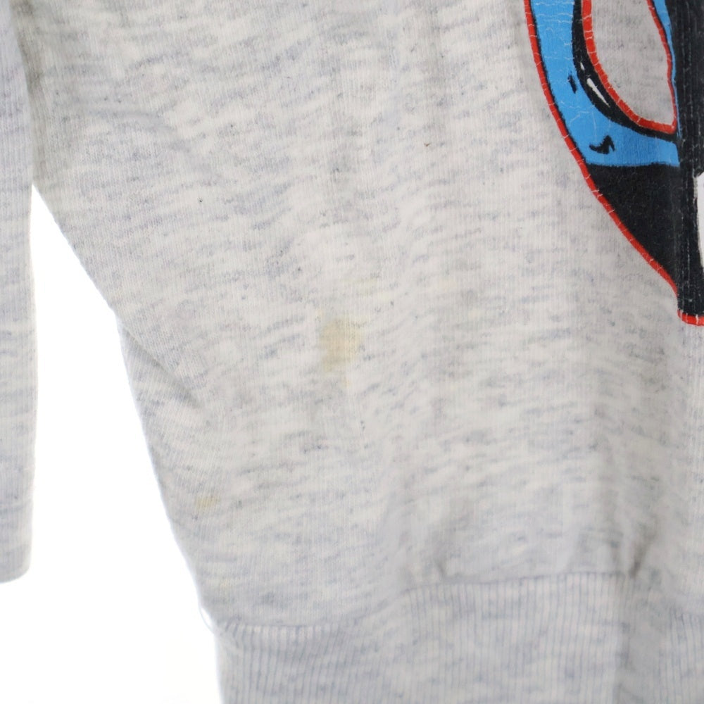 CHROME HEARTS(クロムハーツ) 21SS ×MATTY BOY PPO BRAIN マッティボーイ ブレイン クルーネック長袖Tシャツカットソー ロングスリーブ ロンT グレー