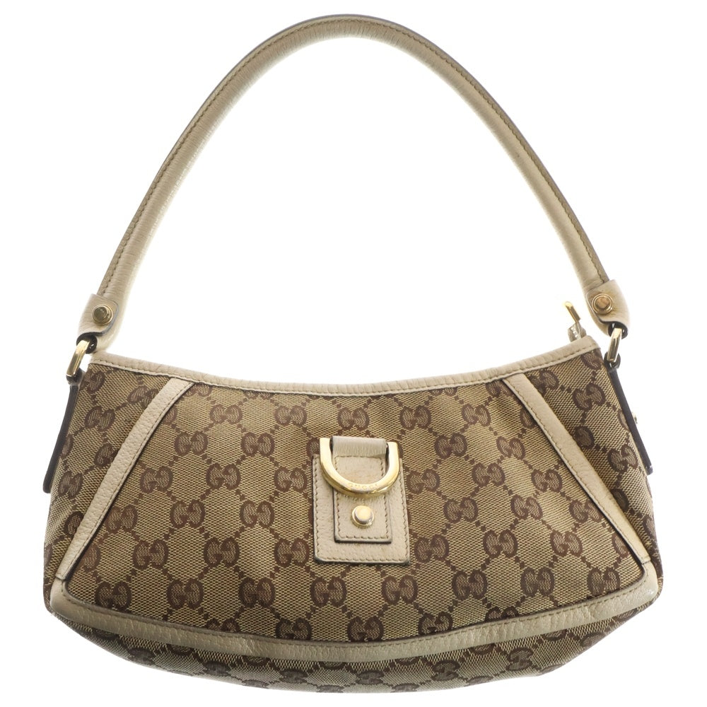 GUCCI(グッチ) アビー GGキャンバス ハンドバッグ ベージュ 130939