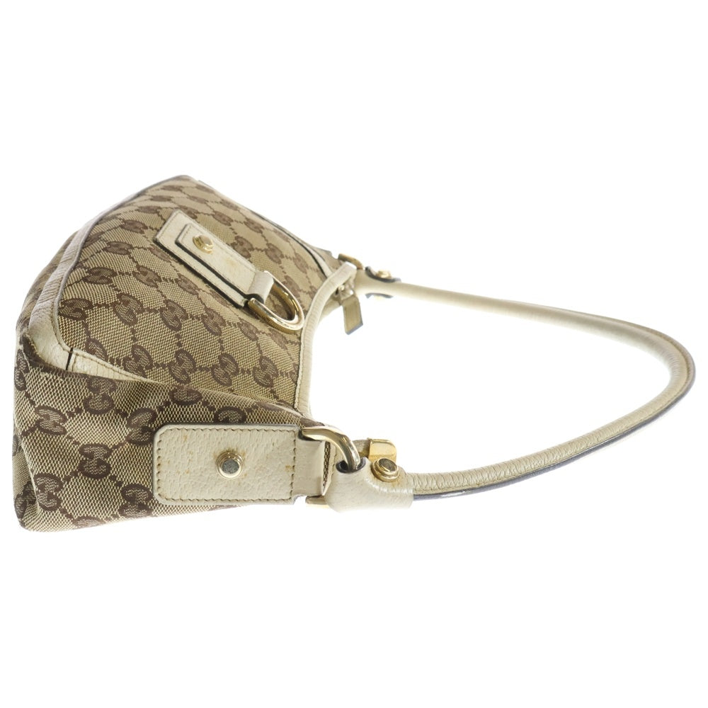 GUCCI(グッチ) アビー GGキャンバス ハンドバッグ ベージュ 130939