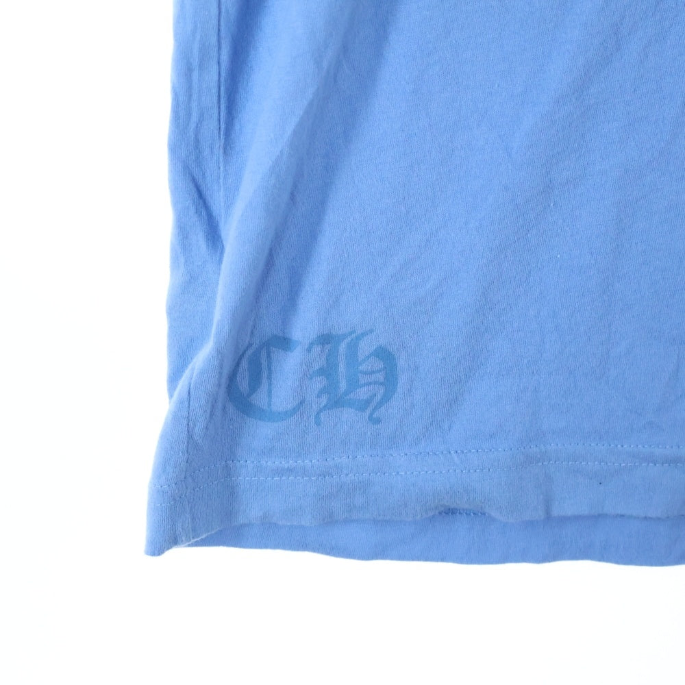 CHROME HEARTS(クロムハーツ) MIAMI Limited Horseshoe Tee マイアミ限定 ホースシュー クルーネック半袖Tシャツカットソー ブルー
