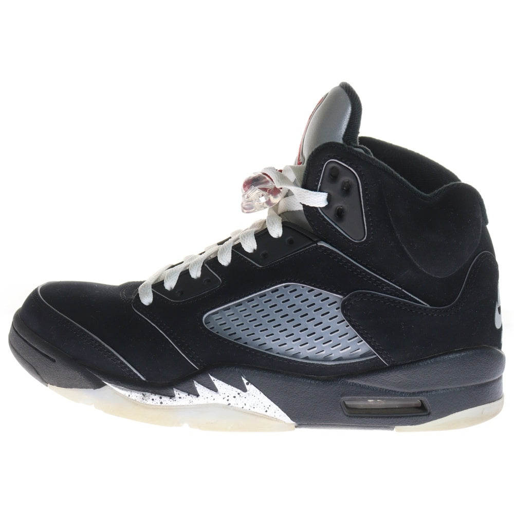 NIKE(ナイキ) AIR JORDAN 5 RETRO OG BLACK METALLIC REIMAGED HF3975-001 エアジョーダン5 レトロ ブラックメタリックリイマジンド ハイカット スニーカー ブラック US9/27cm