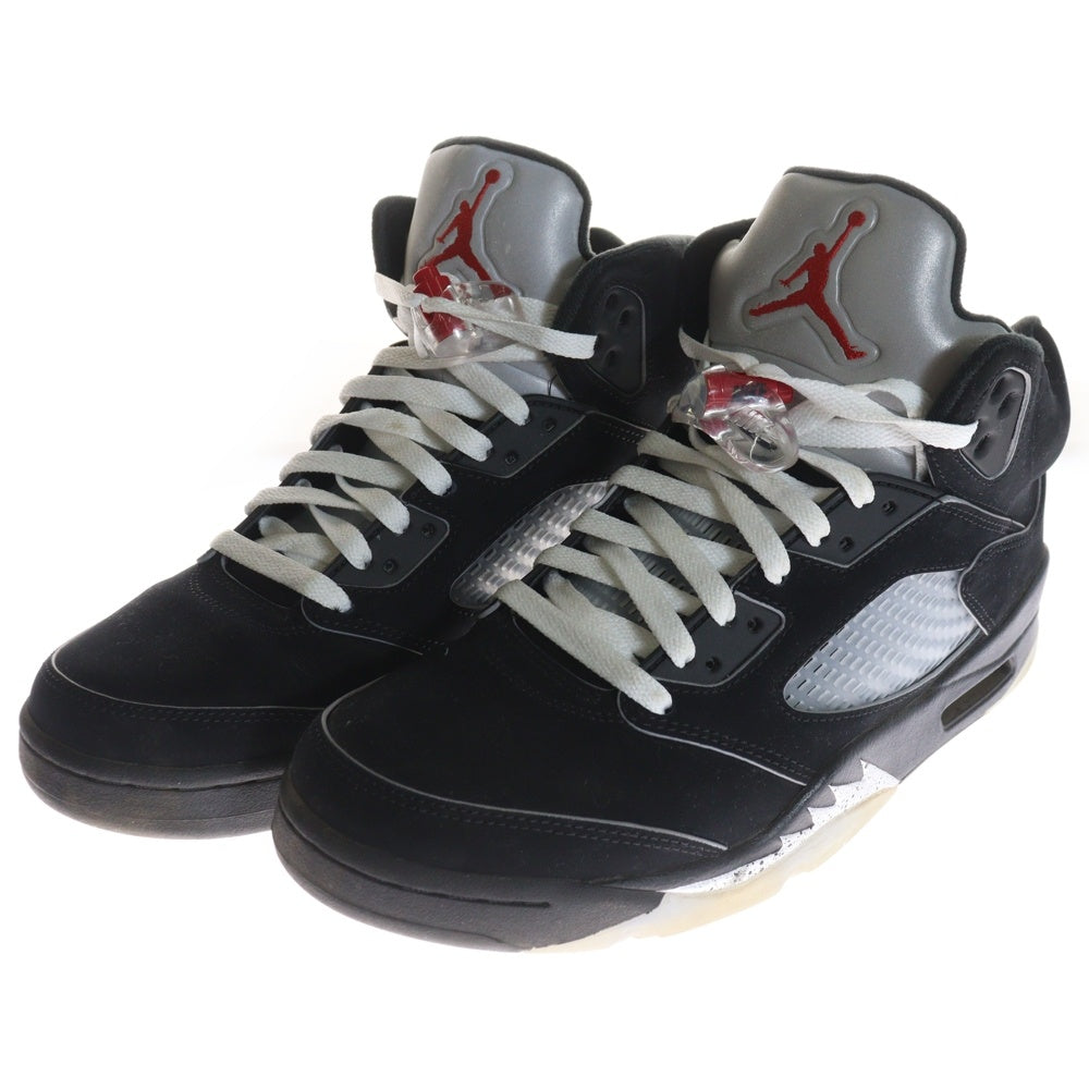 NIKE(ナイキ) AIR JORDAN 5 RETRO OG BLACK METALLIC REIMAGED HF3975-001 エアジョーダン5 レトロ ブラックメタリックリイマジンド ハイカット スニーカー ブラック US9/27cm